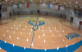 體育木地板展示