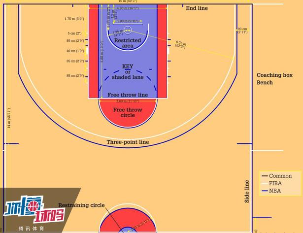 打這么多年球，你真的了解籃球場嗎？ 