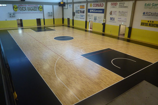 籃球館運動木地板鋪裝,體育館運動木地板鋪裝