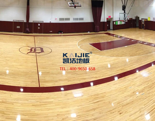 羽毛球館專業運動木地板安裝——凱潔地板