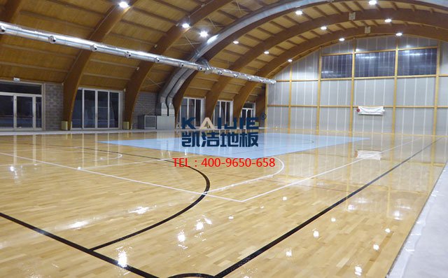 籃球館專用運動木地板——凱潔地板