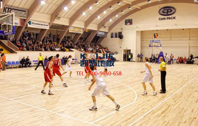 體育木地板泡水解決方案——凱潔體育木地板