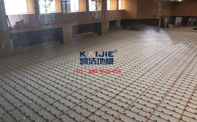 體育館專用體育木地板安裝注意事項——凱潔體育木地板