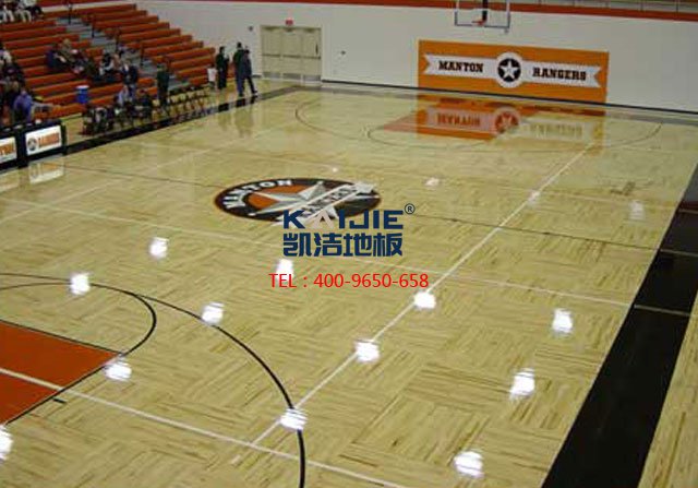 體育館木地板安裝流行使用鎖扣——凱潔體育木地板