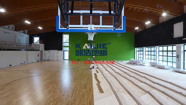 羽毛球館專用體育木地板選擇——凱潔體育木地板