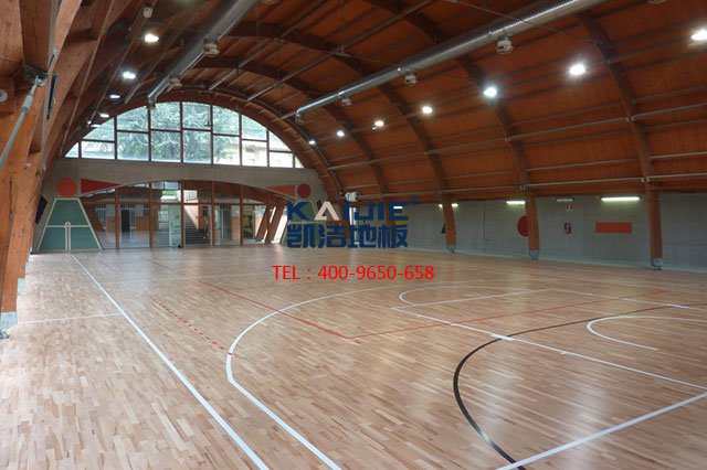 體育館專用運(yùn)動木地板結(jié)構(gòu)——凱潔體育地板