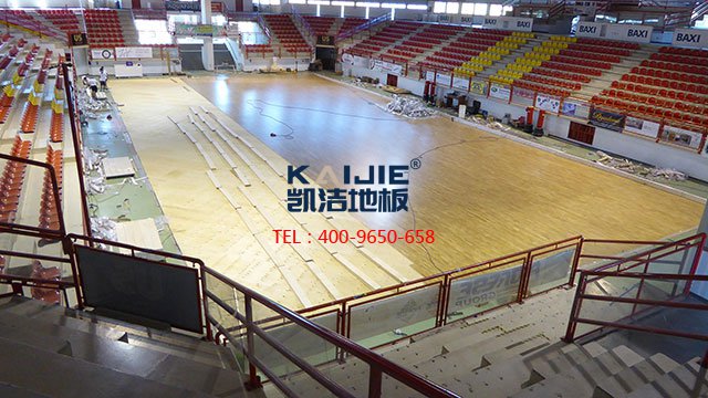 NBA專業籃球館木地板的標準 體育木地板廠家——凱潔地板