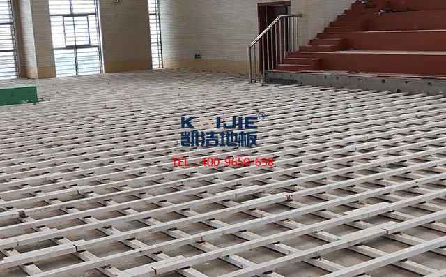 內蒙古通遼一中學生體育館運動木地板項目案例——凱潔地板