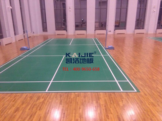 專業羽毛球場木地板如何劃線？原來還可以這樣——凱潔地板