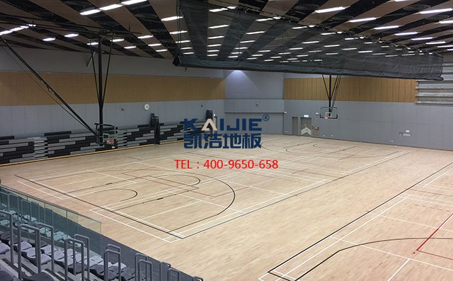 如果購買的體育木地板有色差，說明是實木地板——凱潔地板