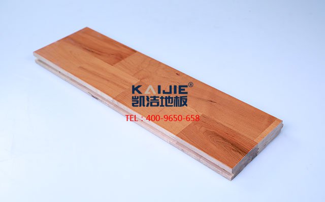 楓樺木B級雙拼板運動木地板——凱潔地板