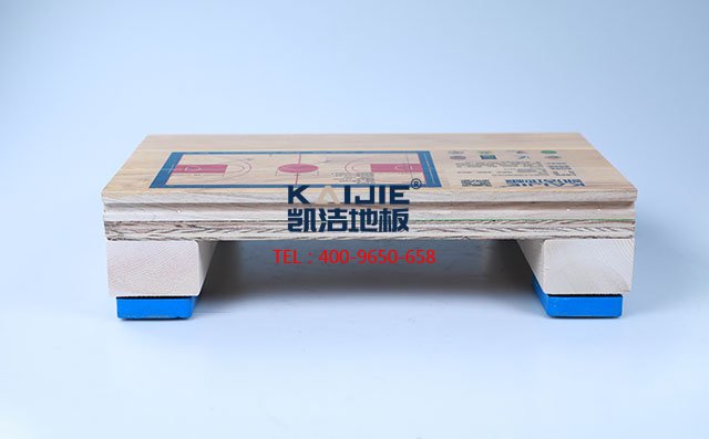 體育木地板單層龍骨與雙層龍骨結構的區別——凱潔地板