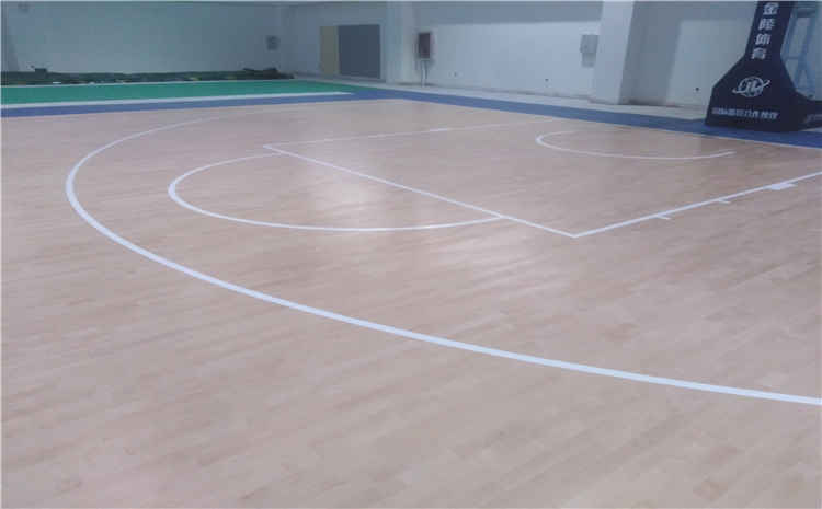 山東宇信公司員工活動中心籃球木地板項目