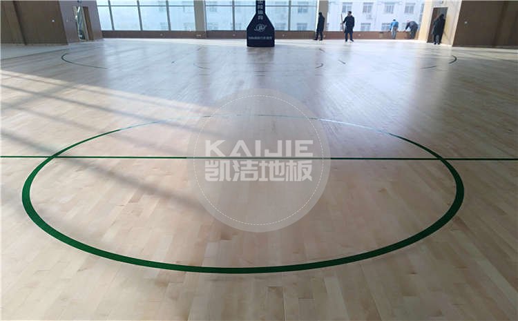 河南南陽市中學體育館木地板項目
