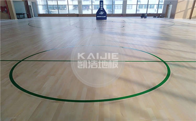 河南南陽市中學體育館木地板項目