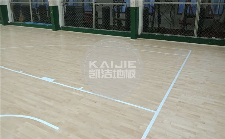 河北滄州體育學校體育館木地板項目