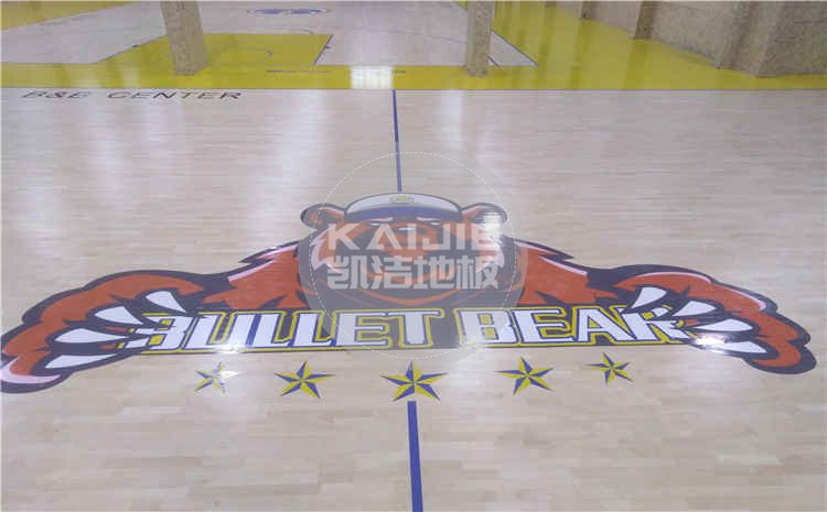 湖南襄陽運動公園體育館木地板項目案例