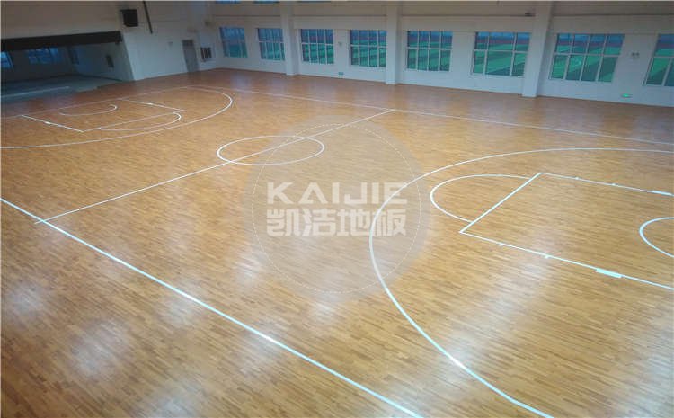 山東菏澤小學體育館運動木地板項目圖片