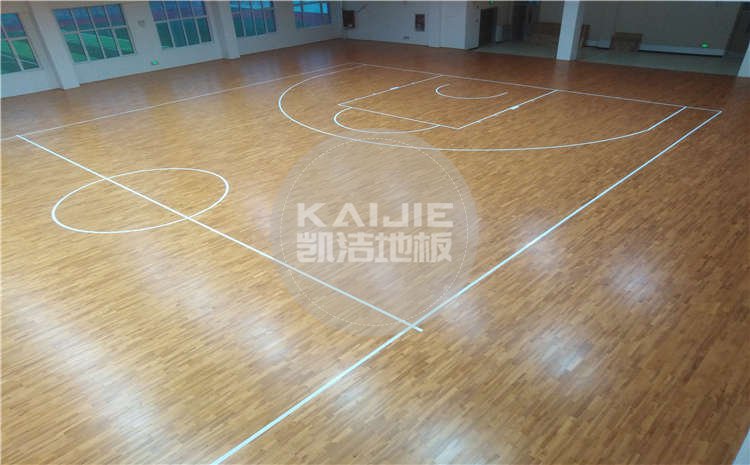 山東菏澤小學體育館運動木地板項目圖片