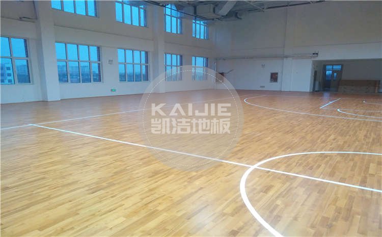 山東菏澤小學體育館運動木地板項目圖片