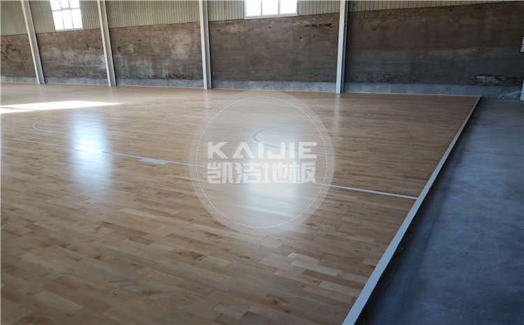 北京攀天紅籃球館體育木地板案例