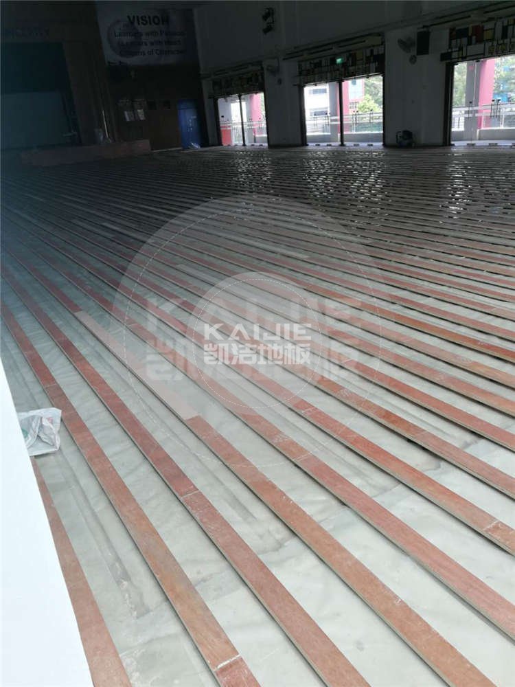 新加坡體育館木地板項目案例