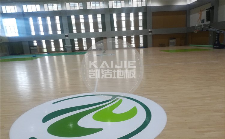 濟南十二中體育館木地板案例