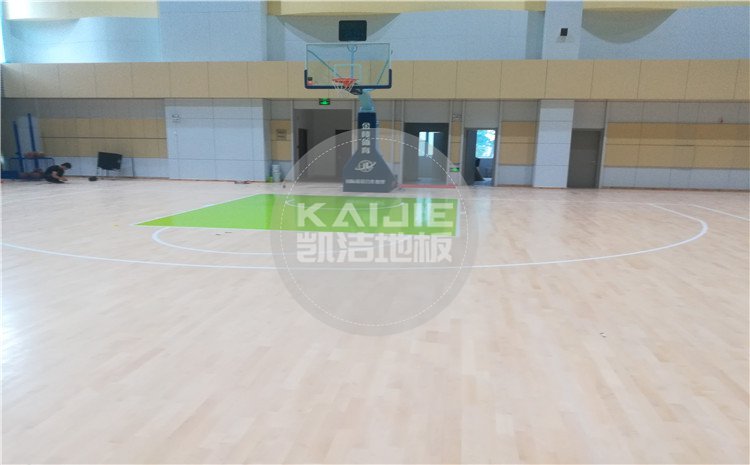濟南十二中體育館木地板案例
