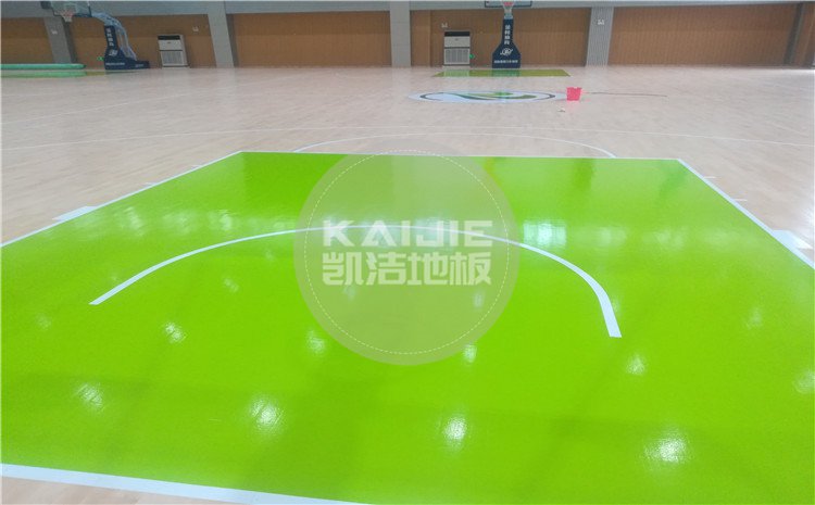 濟南十二中體育館木地板案例