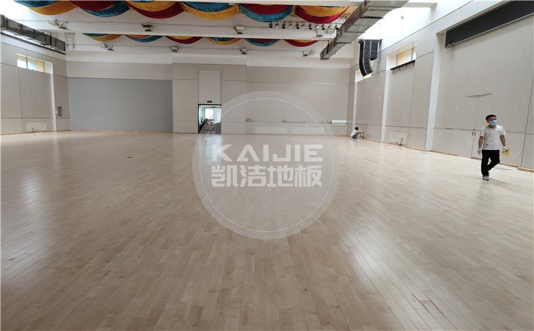 北京回龍觀育新學?；@球館木地板案例