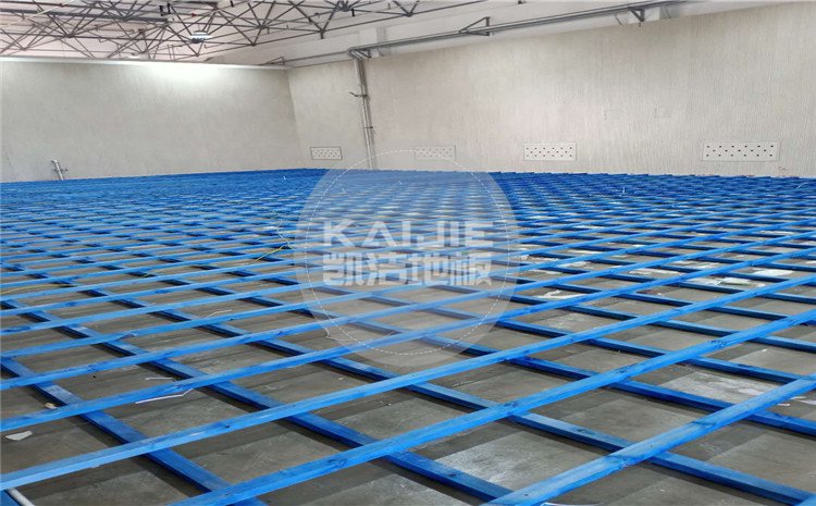 山西運城財經學校羽毛球館木地板案例-凱潔體育地板