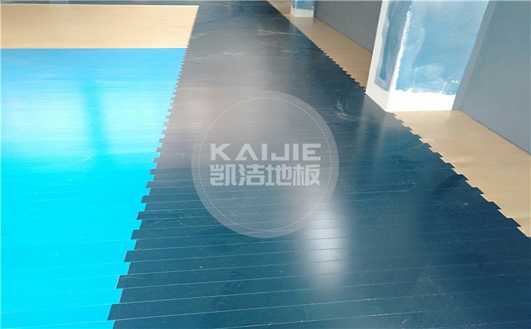 云南昆明五華區青少年宮籃球館木地板——凱潔體育地板