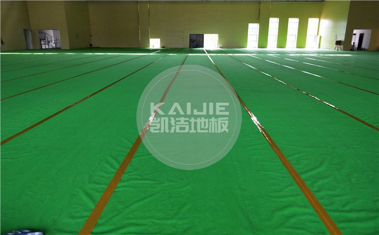 陜西神木第*高級中學(xué)體育館木地板案例—凱潔體育木地板廠家