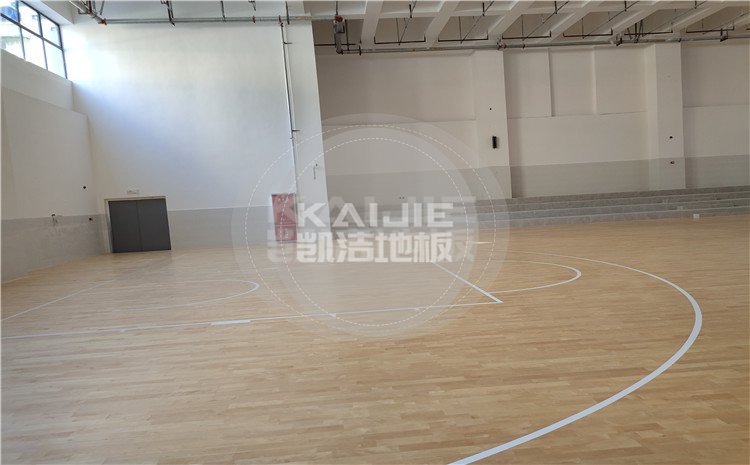 四川綿陽實驗中學籃球館木地板—凱潔地板