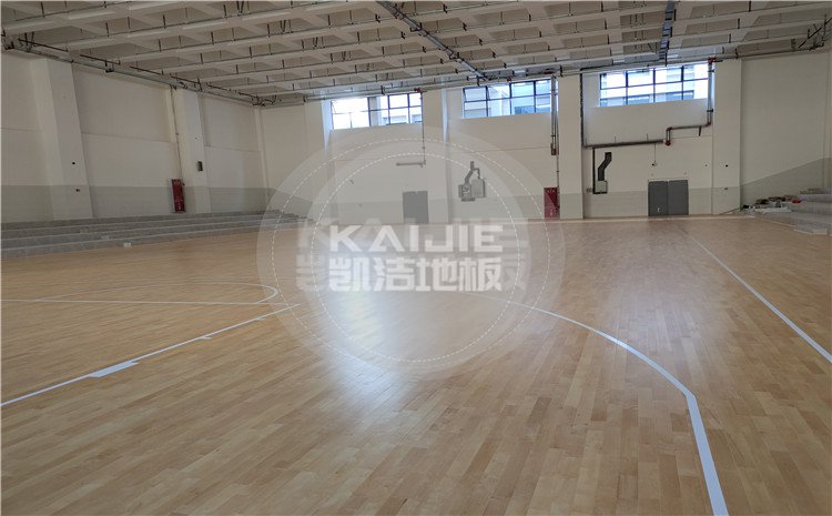 四川綿陽實驗中學籃球館木地板—凱潔地板