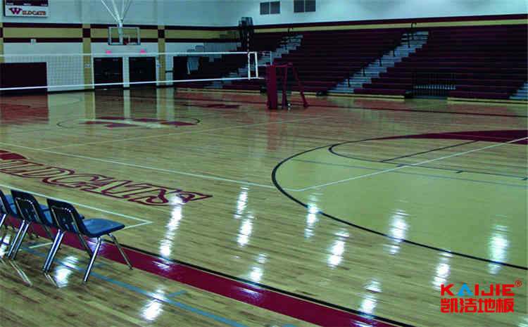 實(shí)木運(yùn)動地板漆面受損該怎么處理——籃球場木地板