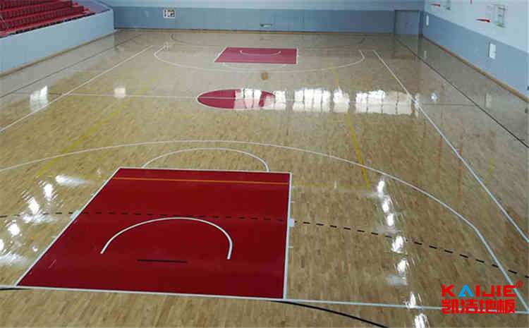 松木實木運動地板施工