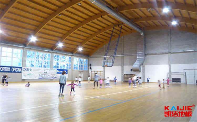 體育館木地板安裝細節