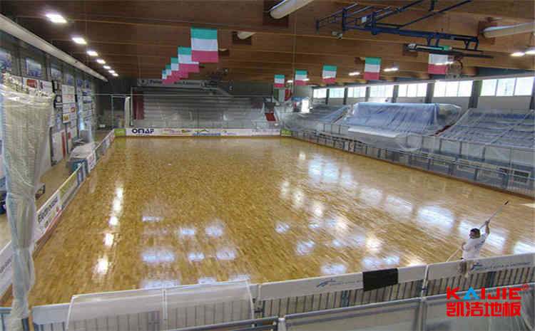 楓木乒乓球館木地板安裝工藝