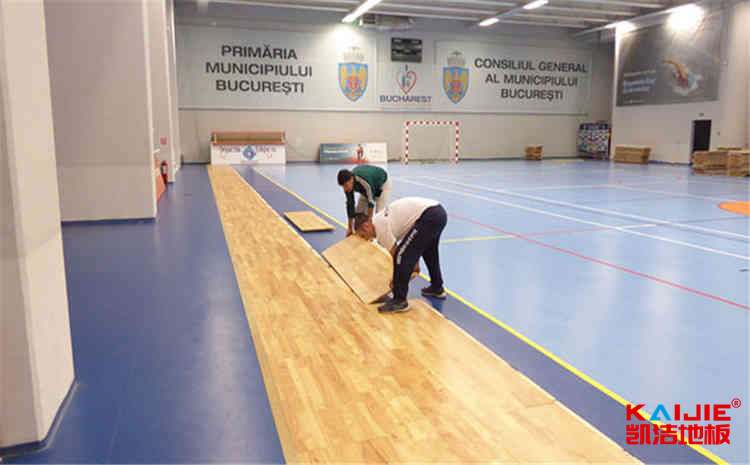 哈爾濱籃球木地板施工