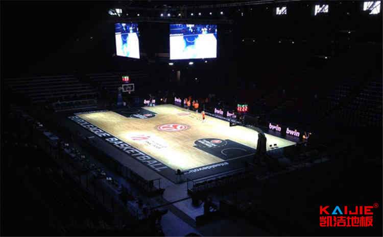羽毛球場(chǎng)專(zhuān)用木地板結(jié)構(gòu)