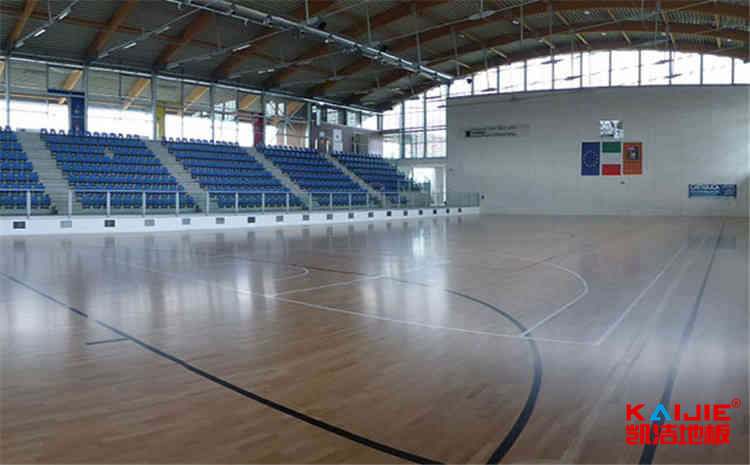 硬木企口NBA籃球場木地板施工技術方案