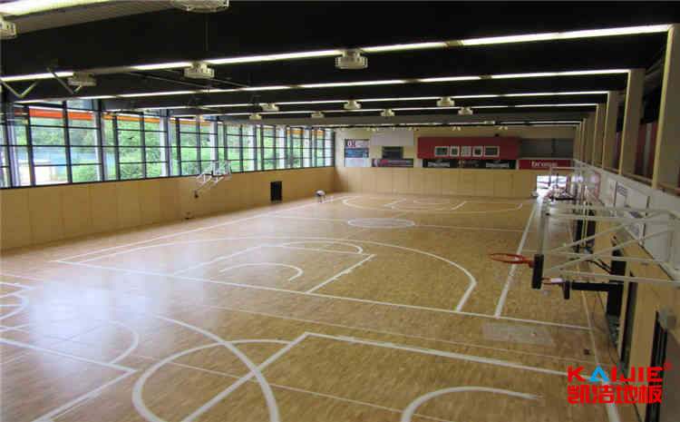 拼接板體育運動地板雙層龍骨結構