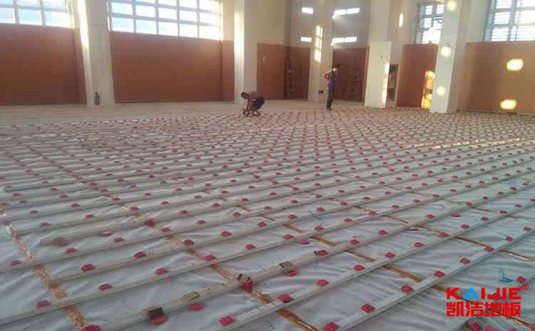 西安運動木地板生產廠家——凱潔地板