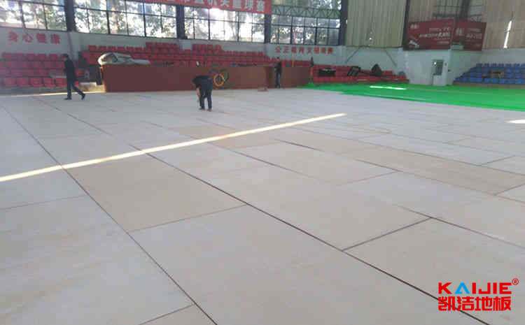 寧夏舞臺木地板施工