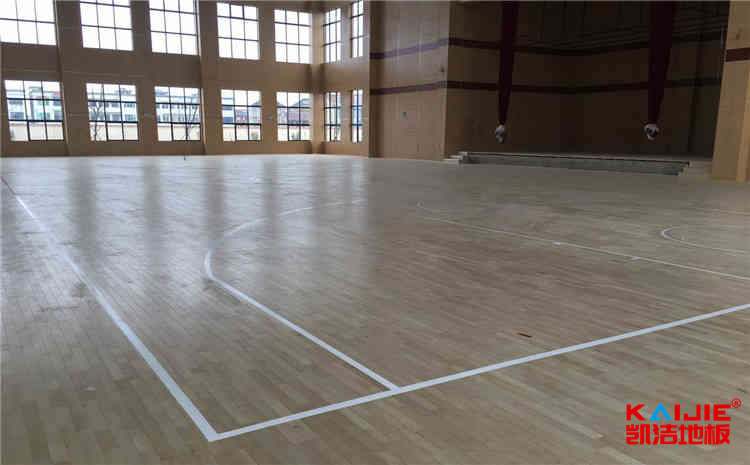 專業實木運動地板結構