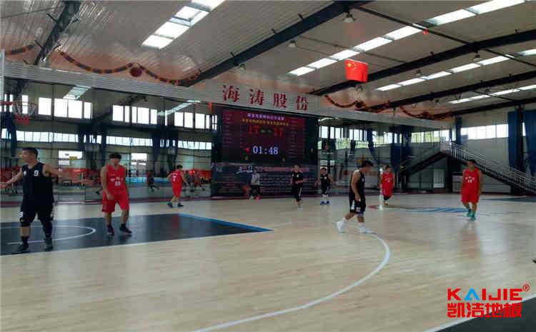 22厚籃球場木地板單層龍骨結構