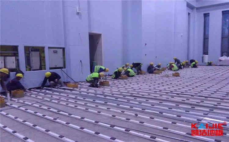 拼接板舞蹈房木地板板式龍骨結構